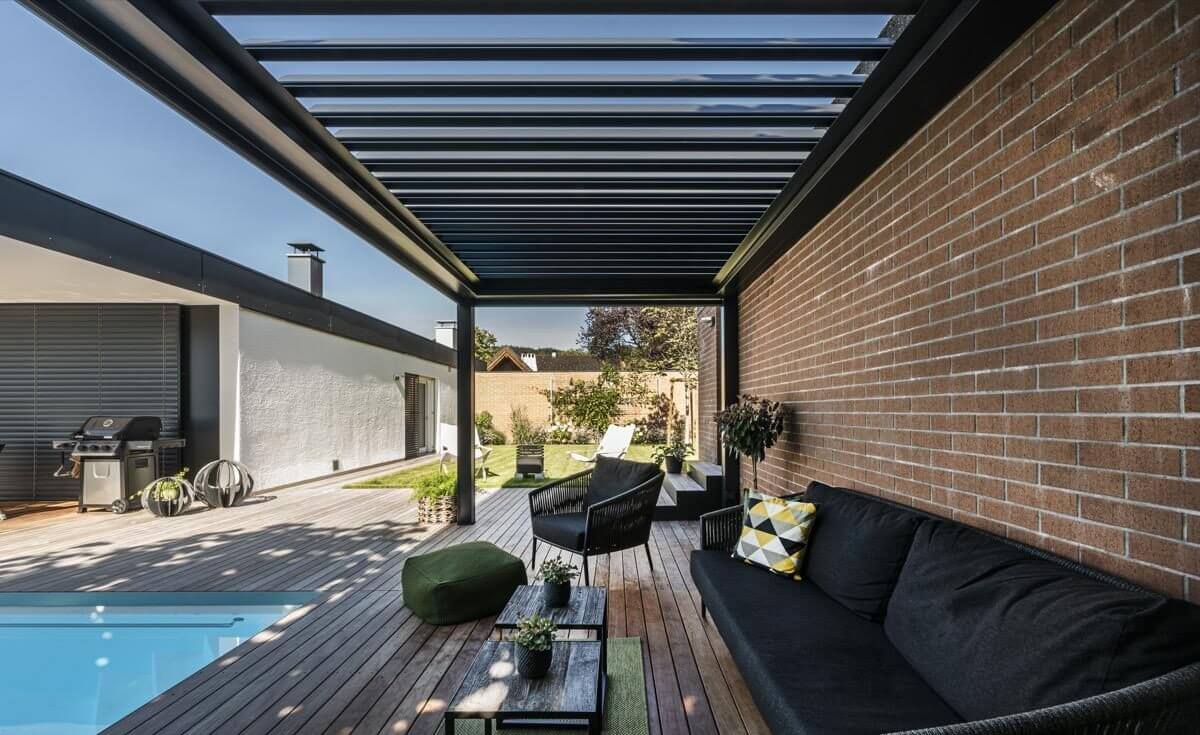 Lamellen overkapping