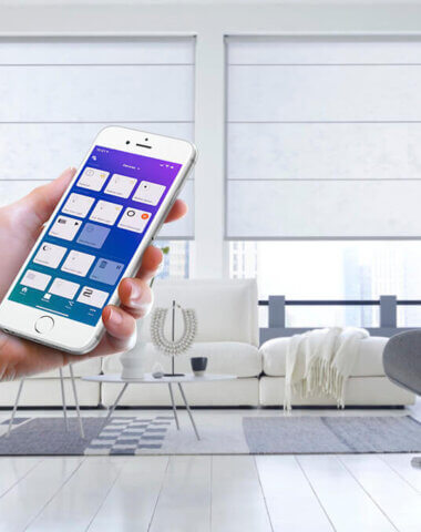 Elektrische raamdecoratie